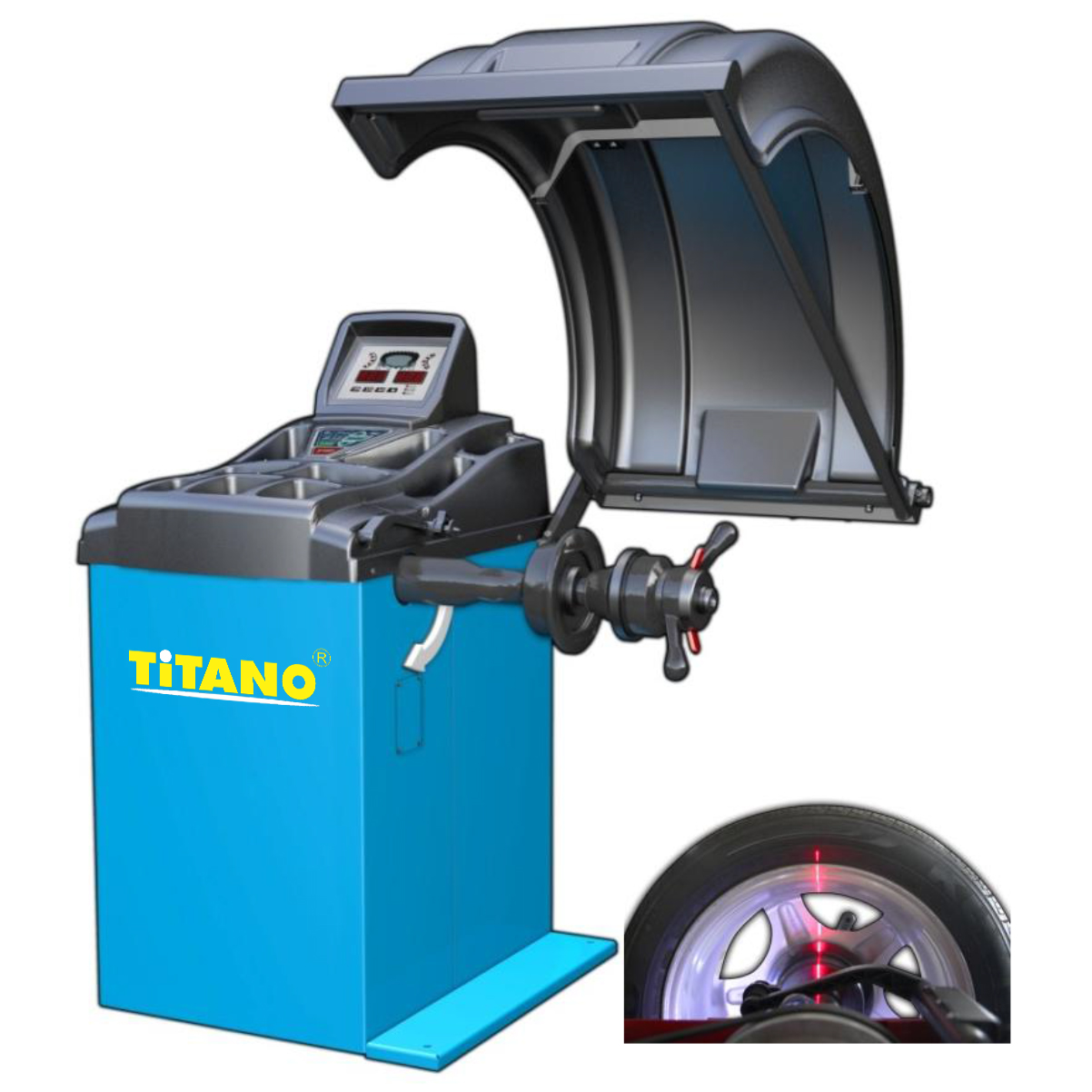 máy cân bằng lốp titano std-402f