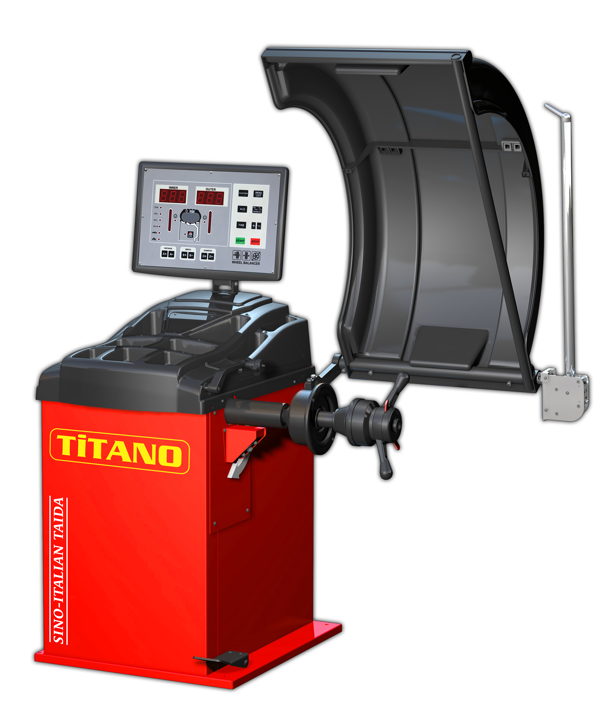 máy cân bằng lốp titano std-413E