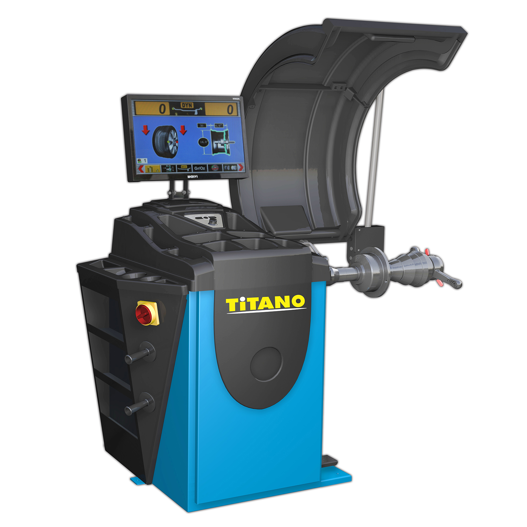 máy cân bằng lốp titano std-423