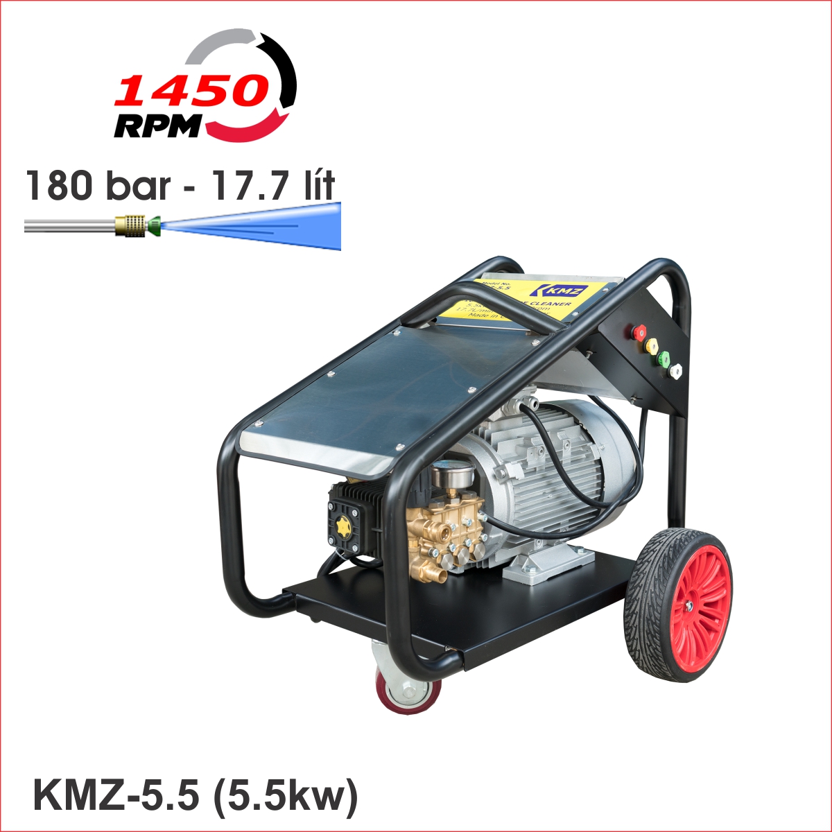 Máy rửa xe áp lực cao 5.5kw KMZ-5.5