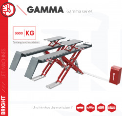 Cầu nâng cắt kéo 2 tầng nâng 5.5 tấn Gamma 550/WT52