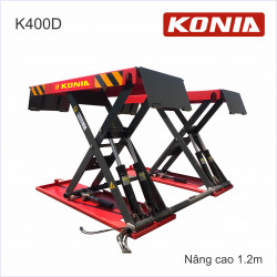 K400D | Cầu nâng kiểu xếp, nâng cao 1.2m