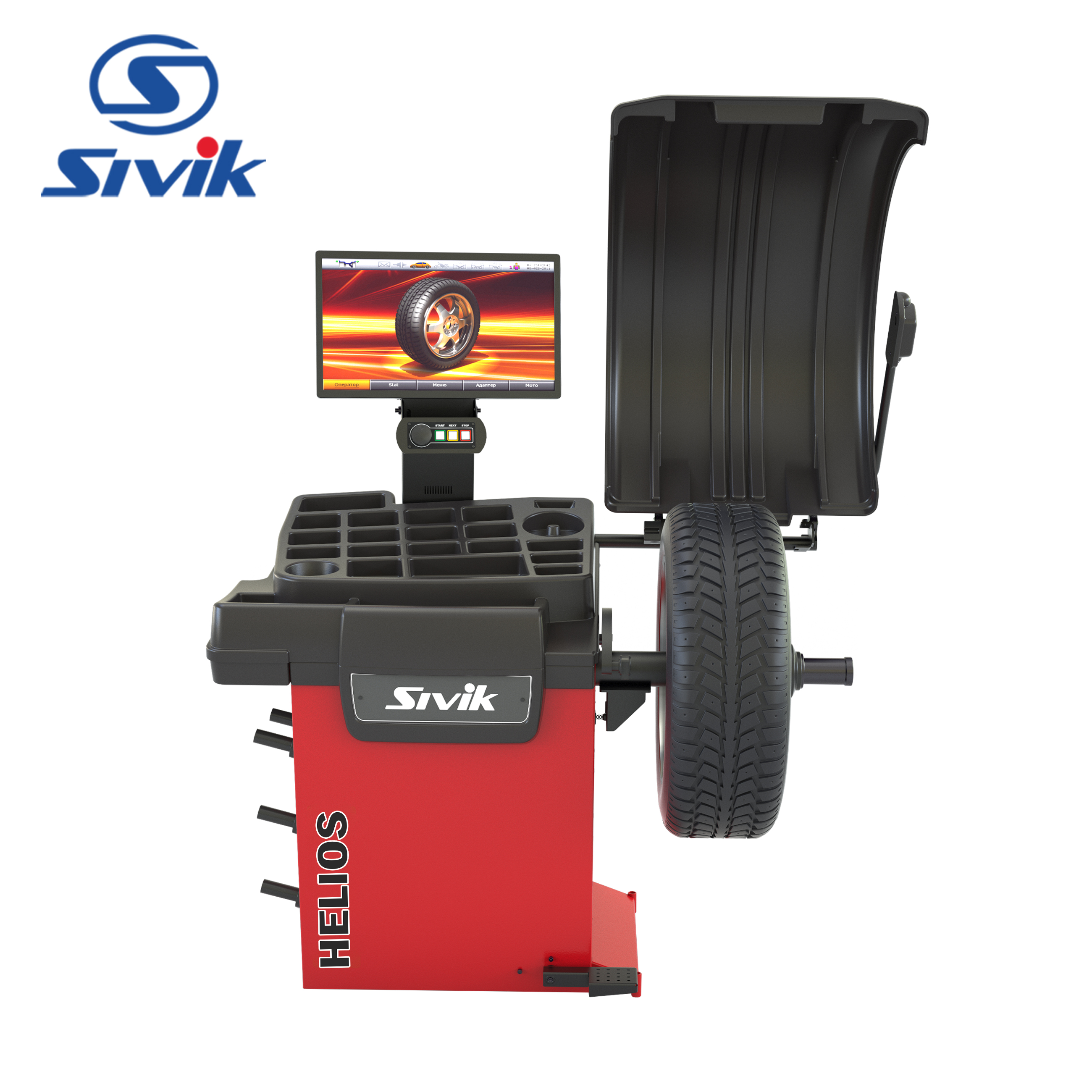 Máy cân bằng lốp sivik helios